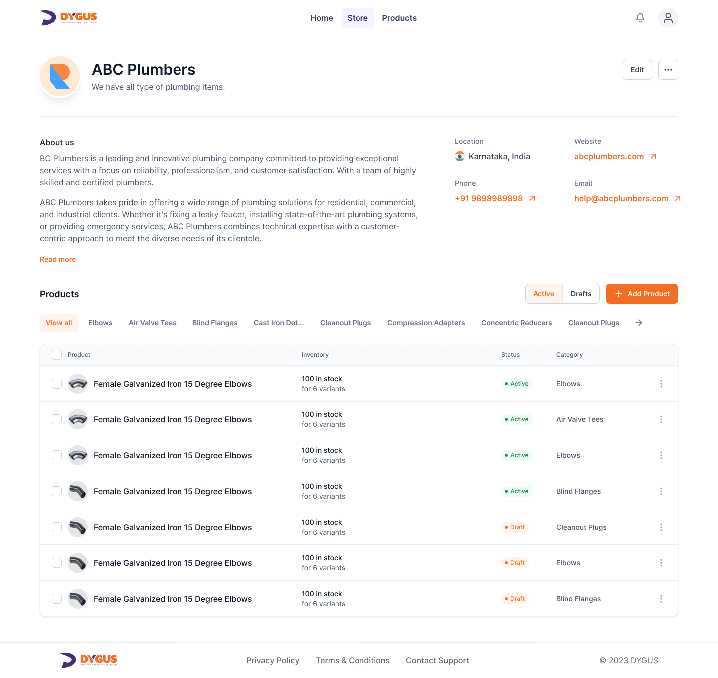 Admin Dashboard